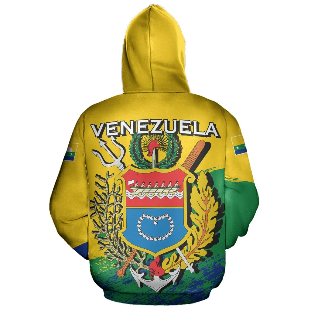 Venezuela Nueva Esparta Special Pullover Hoodie RLT7
