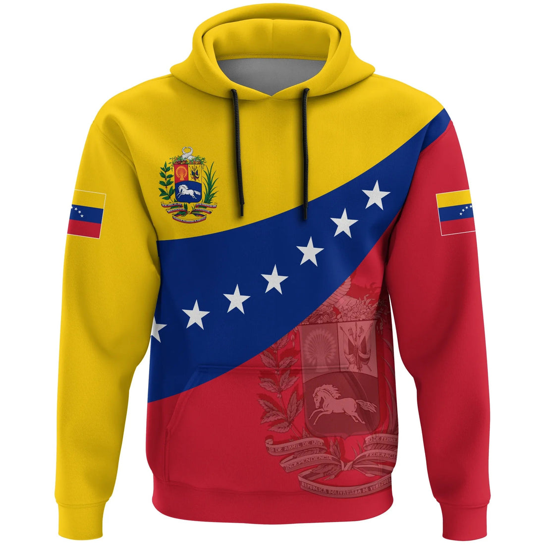 Venezuela Hoodie Flag Independence Day RLT7