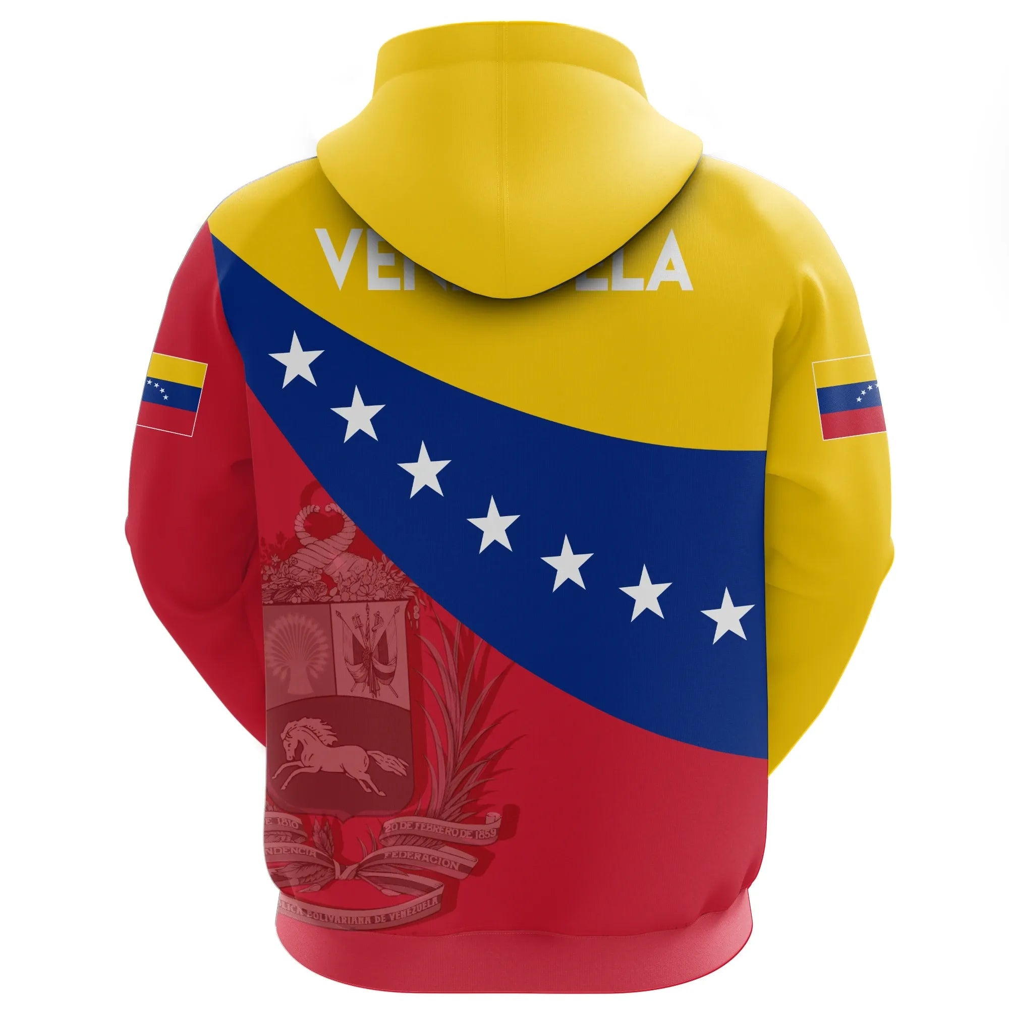 Venezuela Hoodie Flag Independence Day RLT7