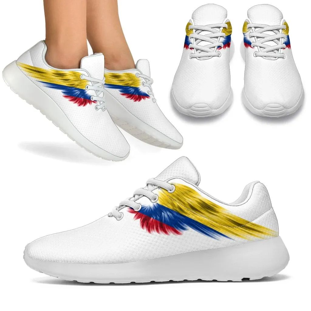 Colombia Sneakers Wings Flag (Women's/Men's) RLT7
