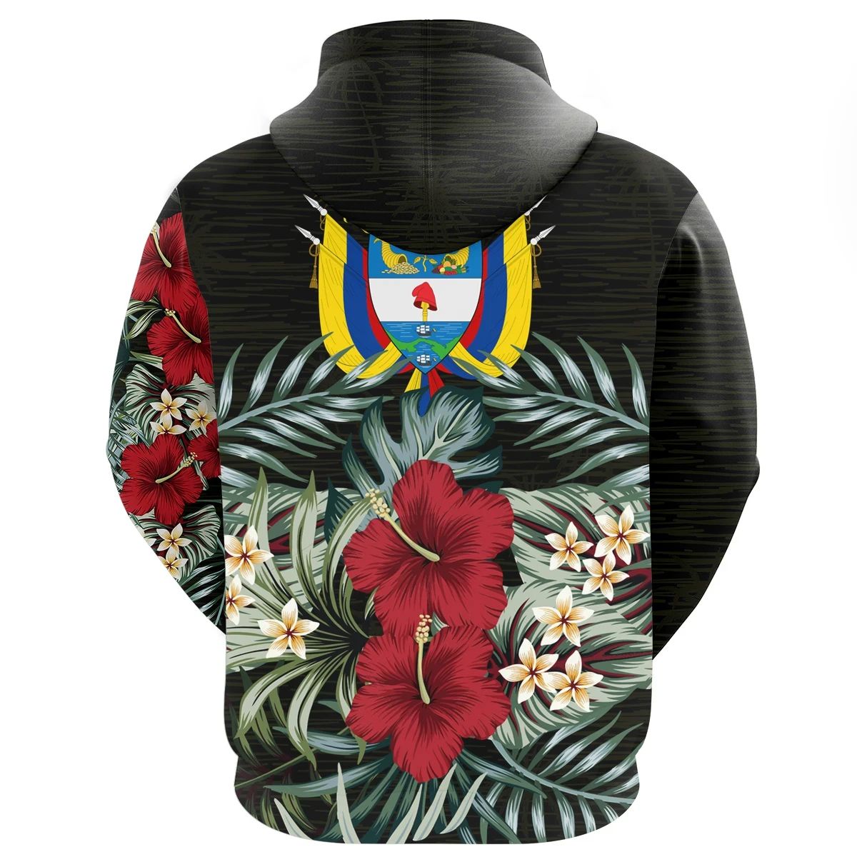 Colombia Hoodie Hibiscus RLT7