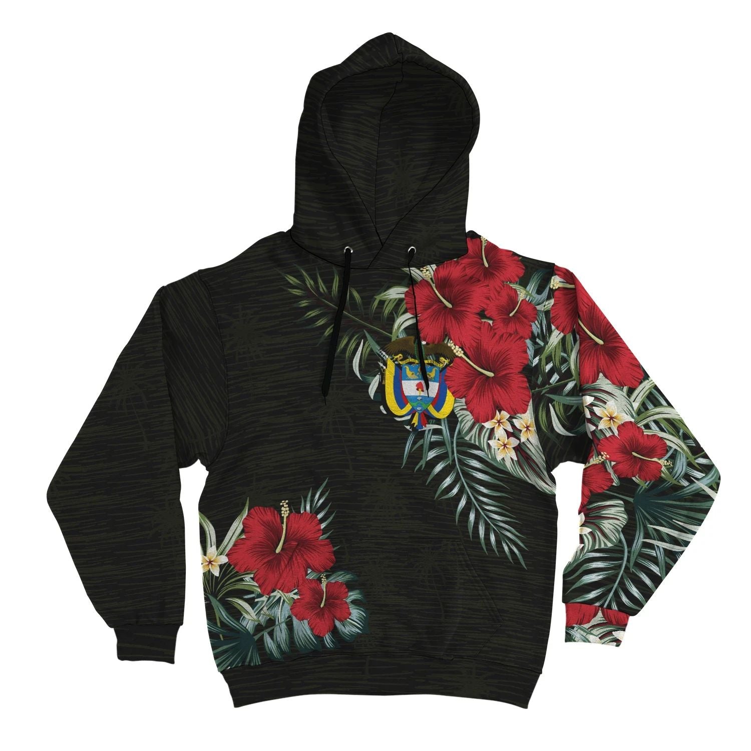 Colombia Hoodie Hibiscus RLT7