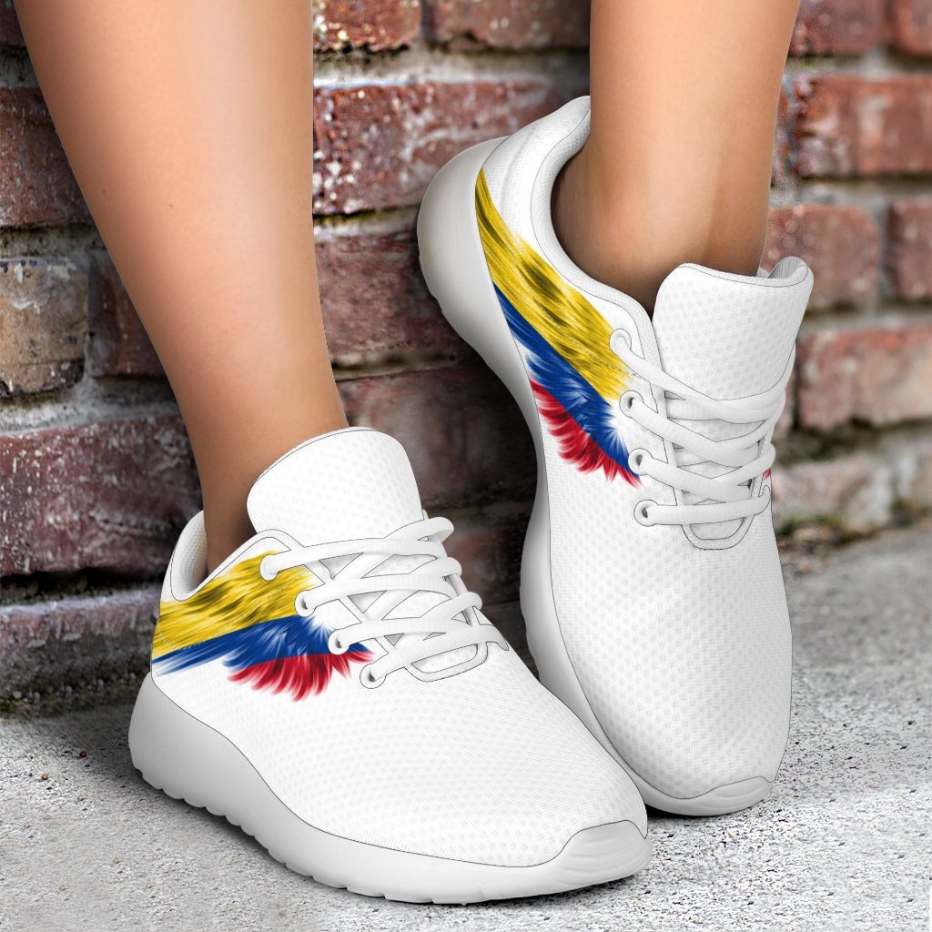 Colombia Sneakers Wings Flag (Women's/Men's) RLT7