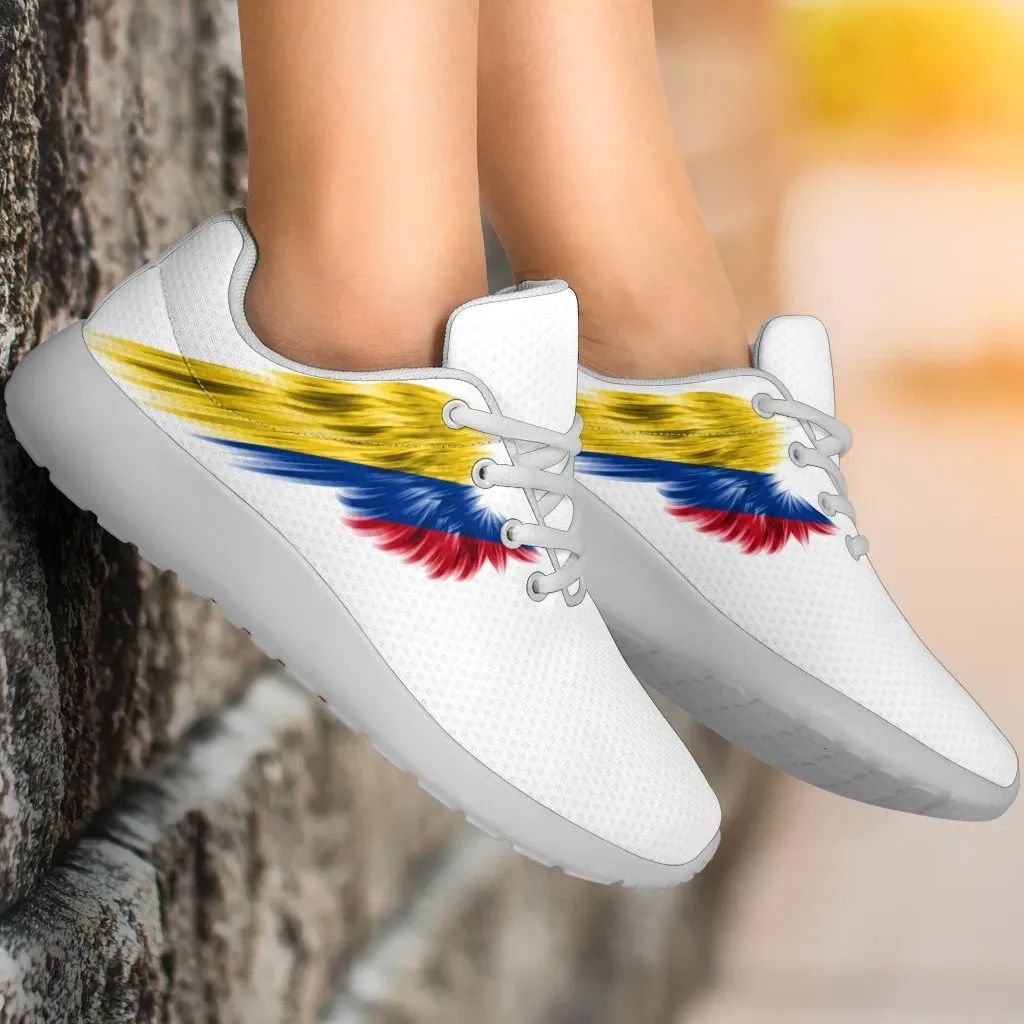Colombia Sneakers Wings Flag (Women's/Men's) RLT7