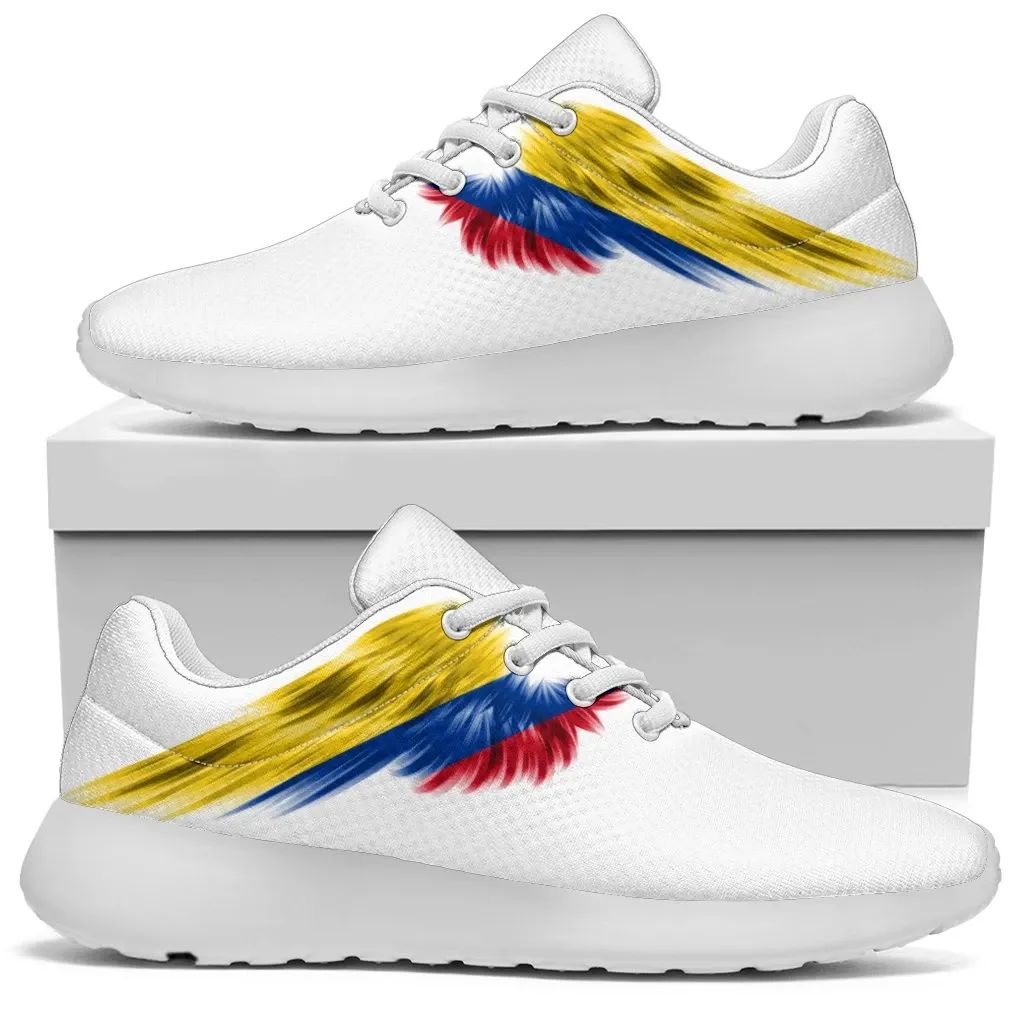 Colombia Sneakers Wings Flag (Women's/Men's) RLT7
