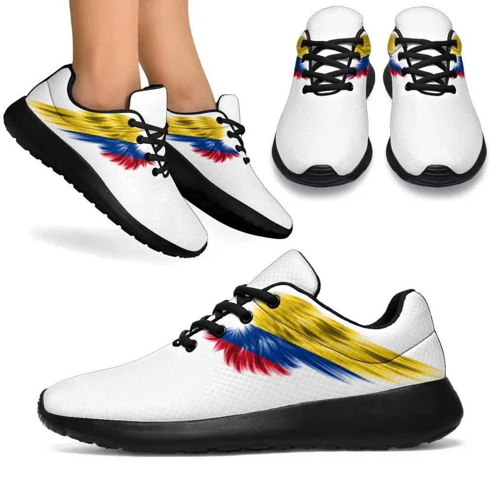 Colombia Sneakers Wings Flag (Women's/Men's) RLT7