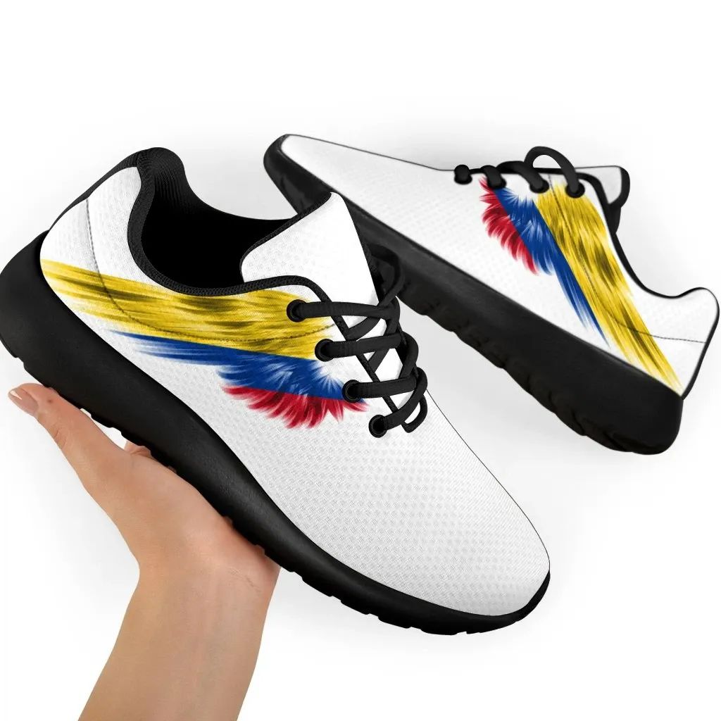 Colombia Sneakers Wings Flag (Women's/Men's) RLT7