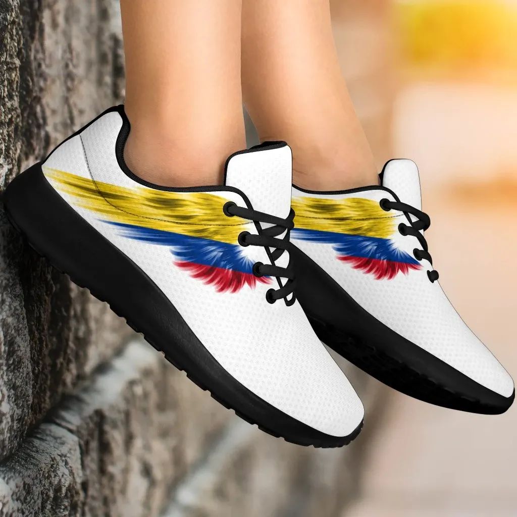 Colombia Sneakers Wings Flag (Women's/Men's) RLT7