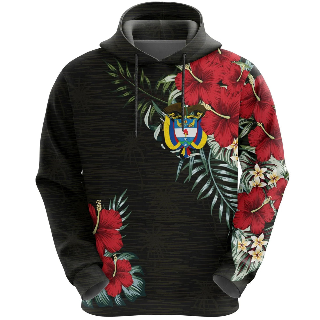 Colombia Hoodie Hibiscus RLT7