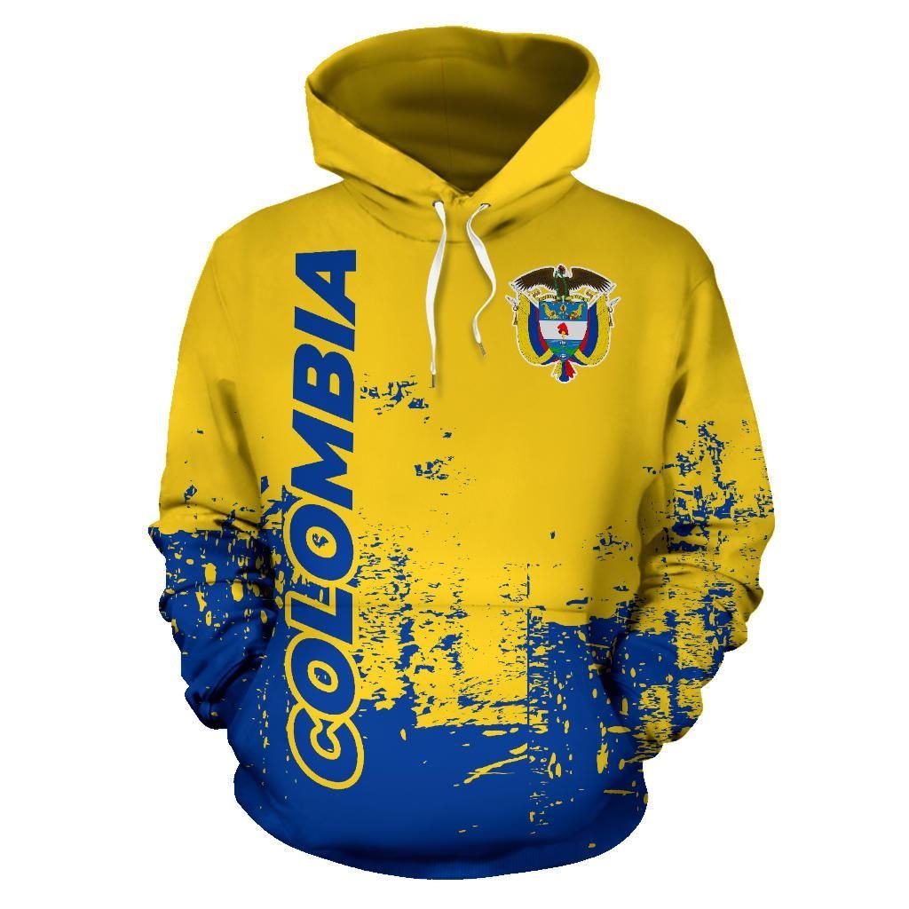 Colombia All Over Hoodie Smudge Style RLT7