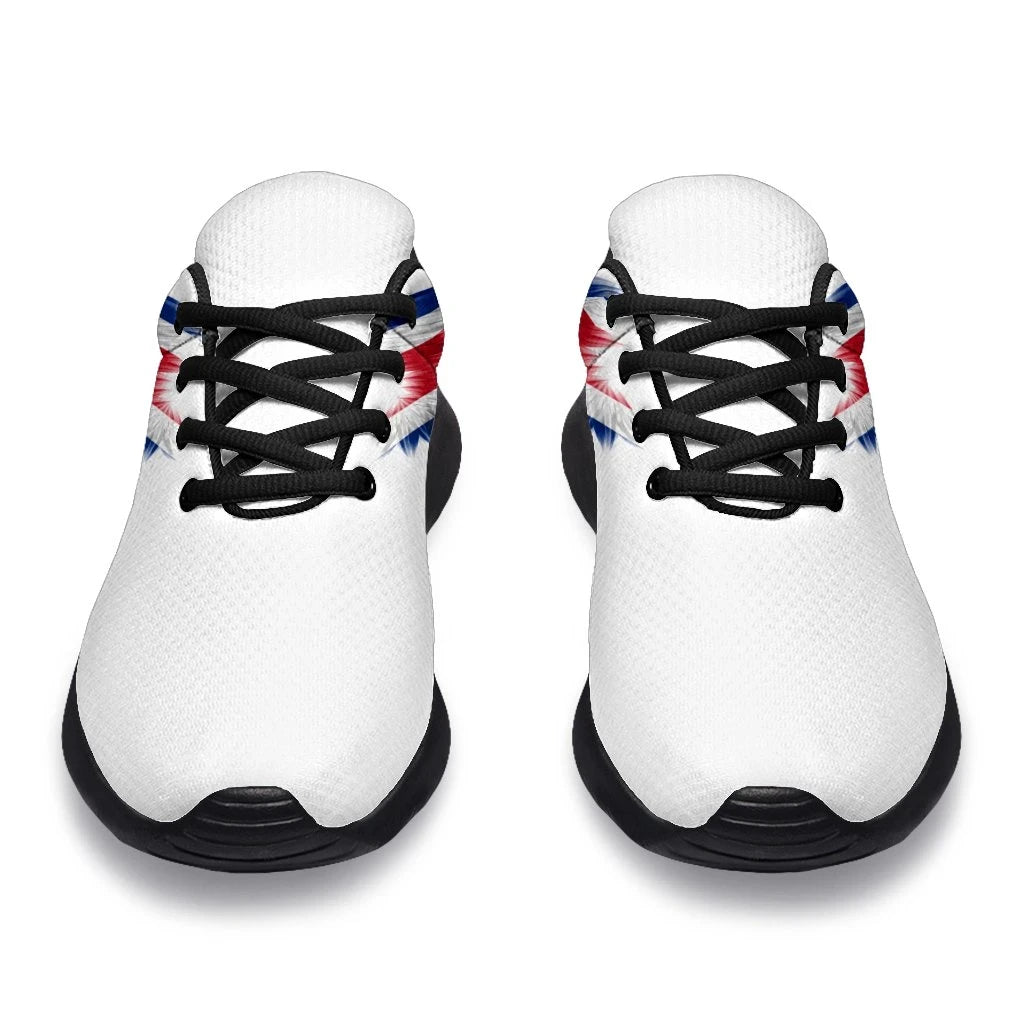 Costa Rica Sneakers Wings Flag (Women's/Men's) RLT13