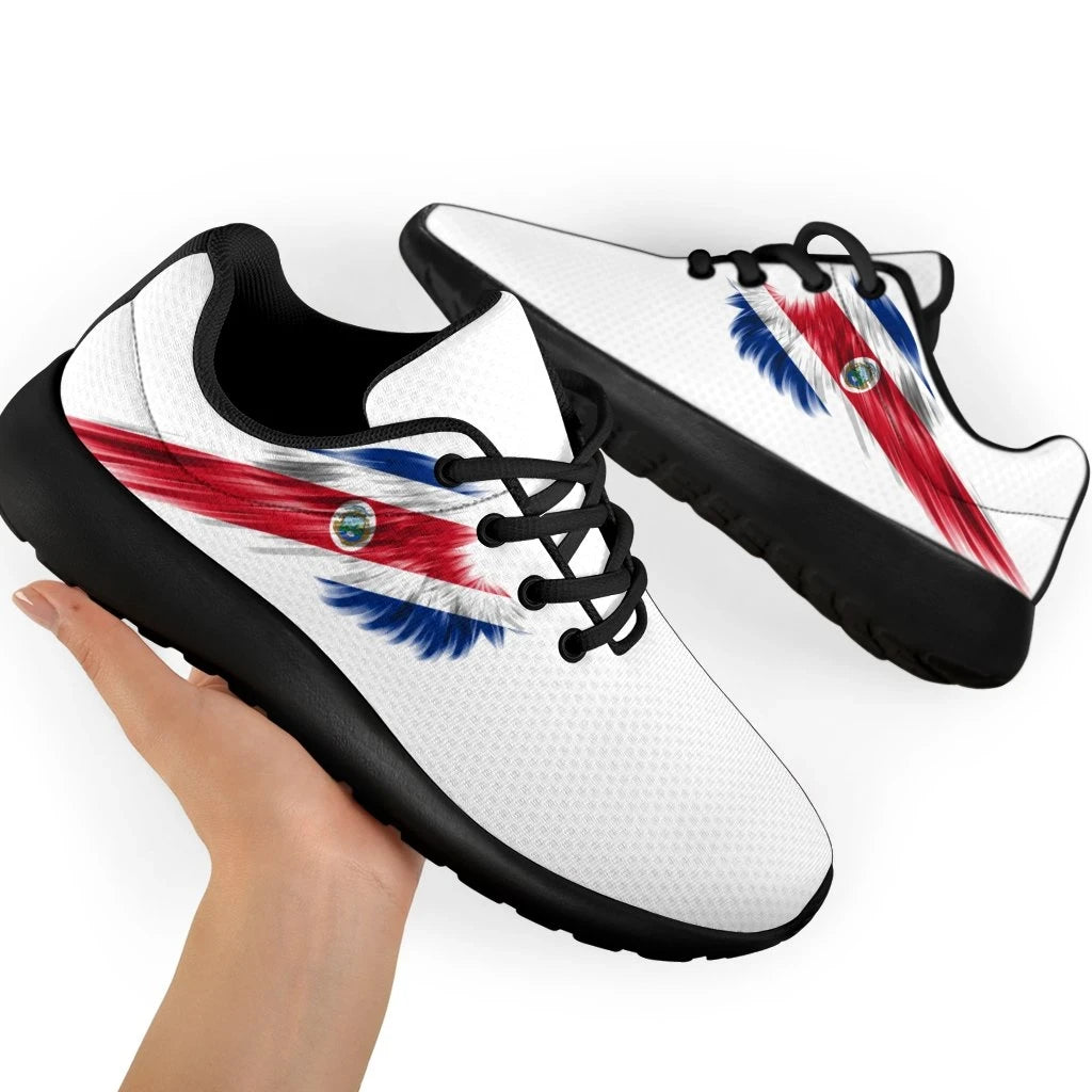Costa Rica Sneakers Wings Flag (Women's/Men's) RLT13