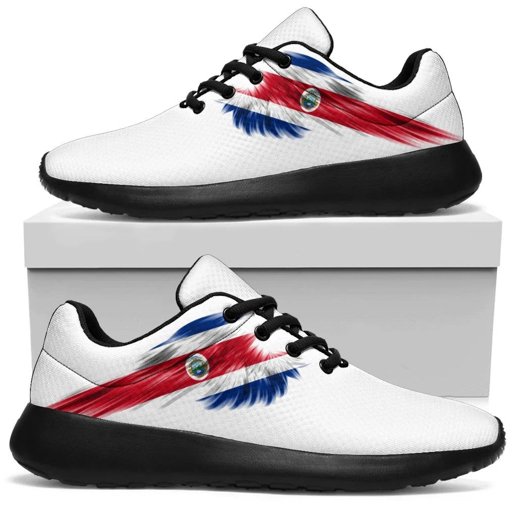 Costa Rica Sneakers Wings Flag (Women's/Men's) RLT13