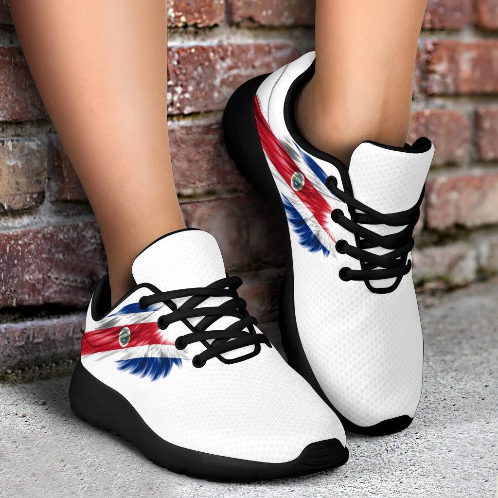 Costa Rica Sneakers Wings Flag (Women's/Men's) RLT13