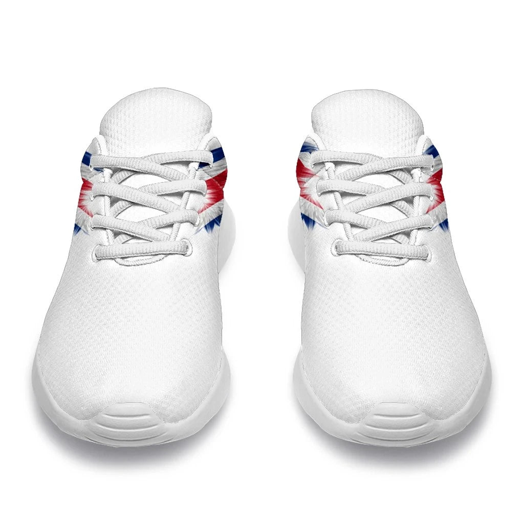 Costa Rica Sneakers Wings Flag (Women's/Men's) RLT13