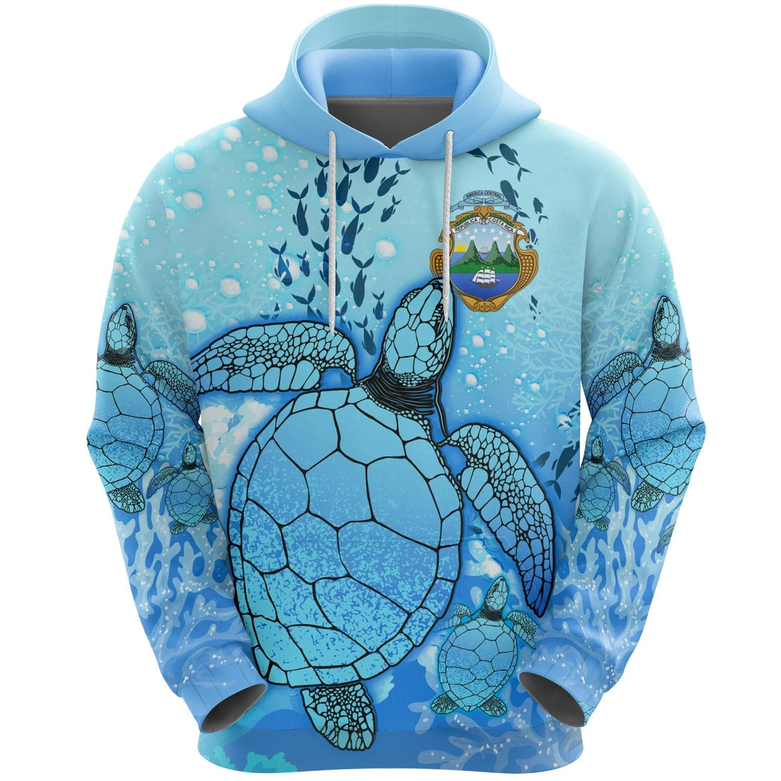 Costa Rica Hoodie Ocean Life RLT13