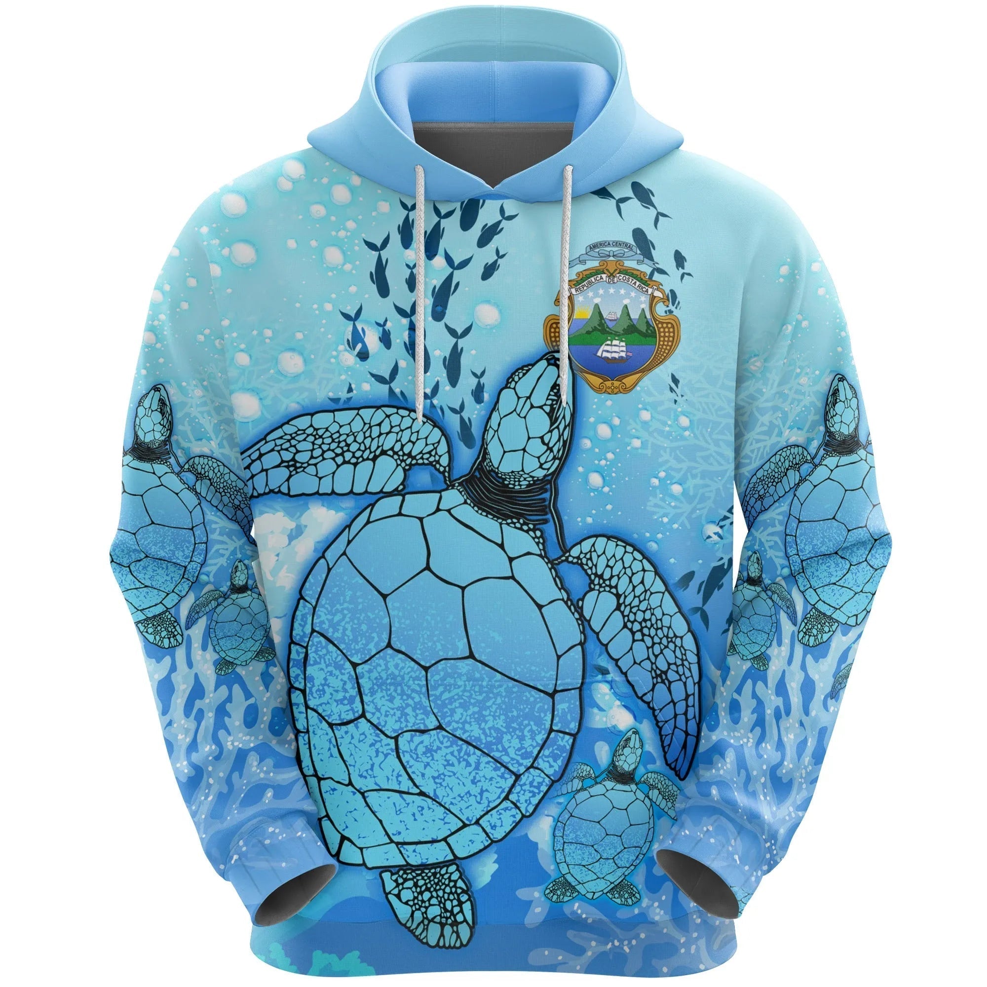 Costa Rica Hoodie Ocean Life RLT13