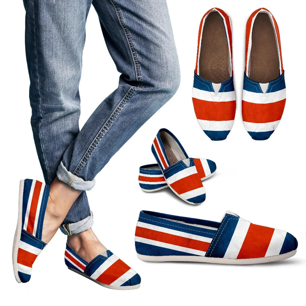 Costa Rica Flag Casual Shoe RLT13
