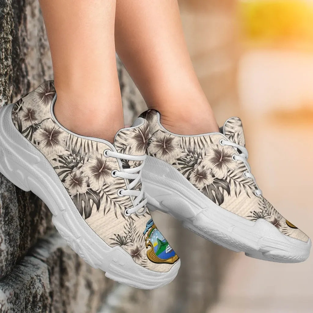 Costa Rica Chunky Sneakers The Beige Hibiscus RLT13