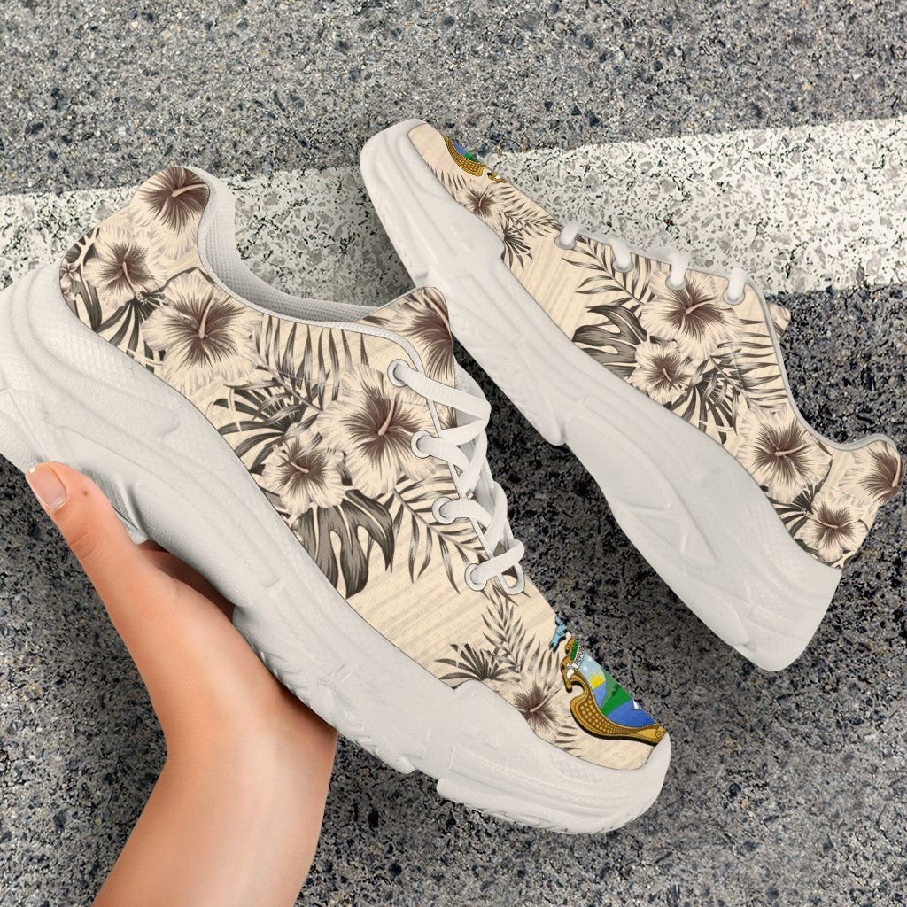 Costa Rica Chunky Sneakers The Beige Hibiscus RLT13