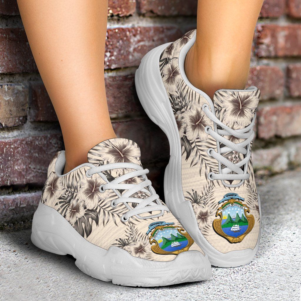 Costa Rica Chunky Sneakers The Beige Hibiscus RLT13