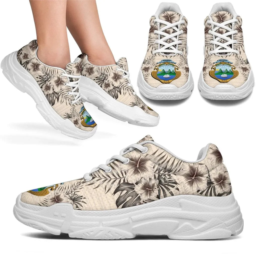 Costa Rica Chunky Sneakers The Beige Hibiscus RLT13