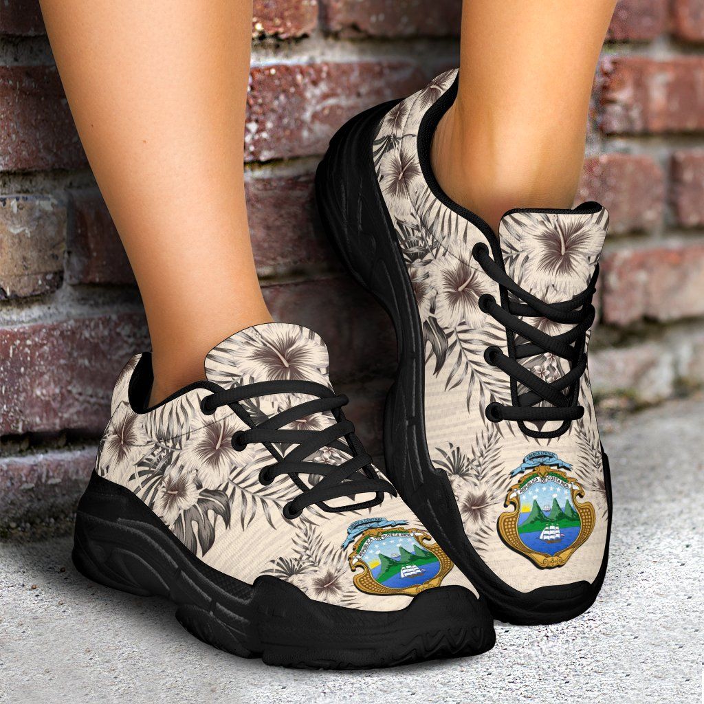 Costa Rica Chunky Sneakers The Beige Hibiscus RLT13