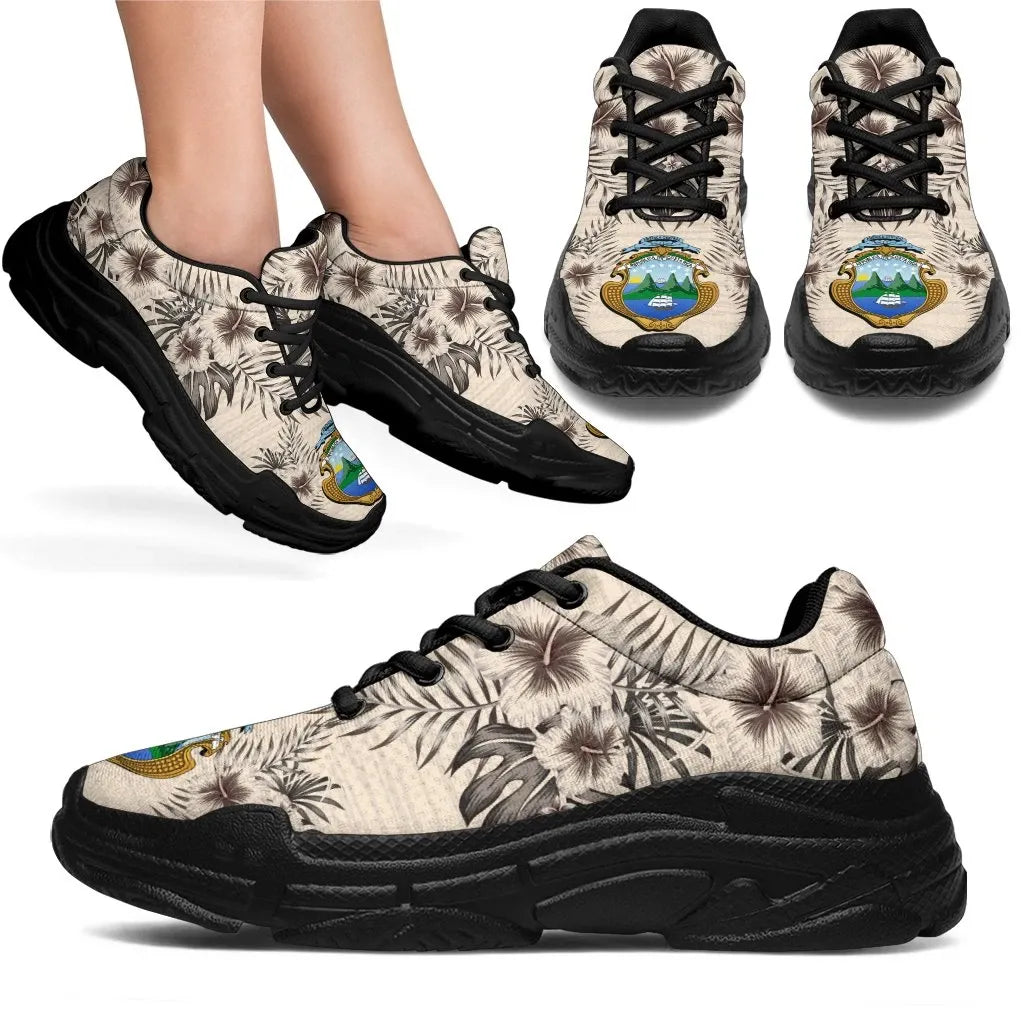 Costa Rica Chunky Sneakers The Beige Hibiscus RLT13