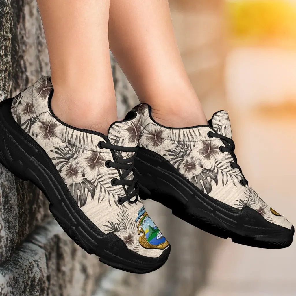 Costa Rica Chunky Sneakers The Beige Hibiscus RLT13