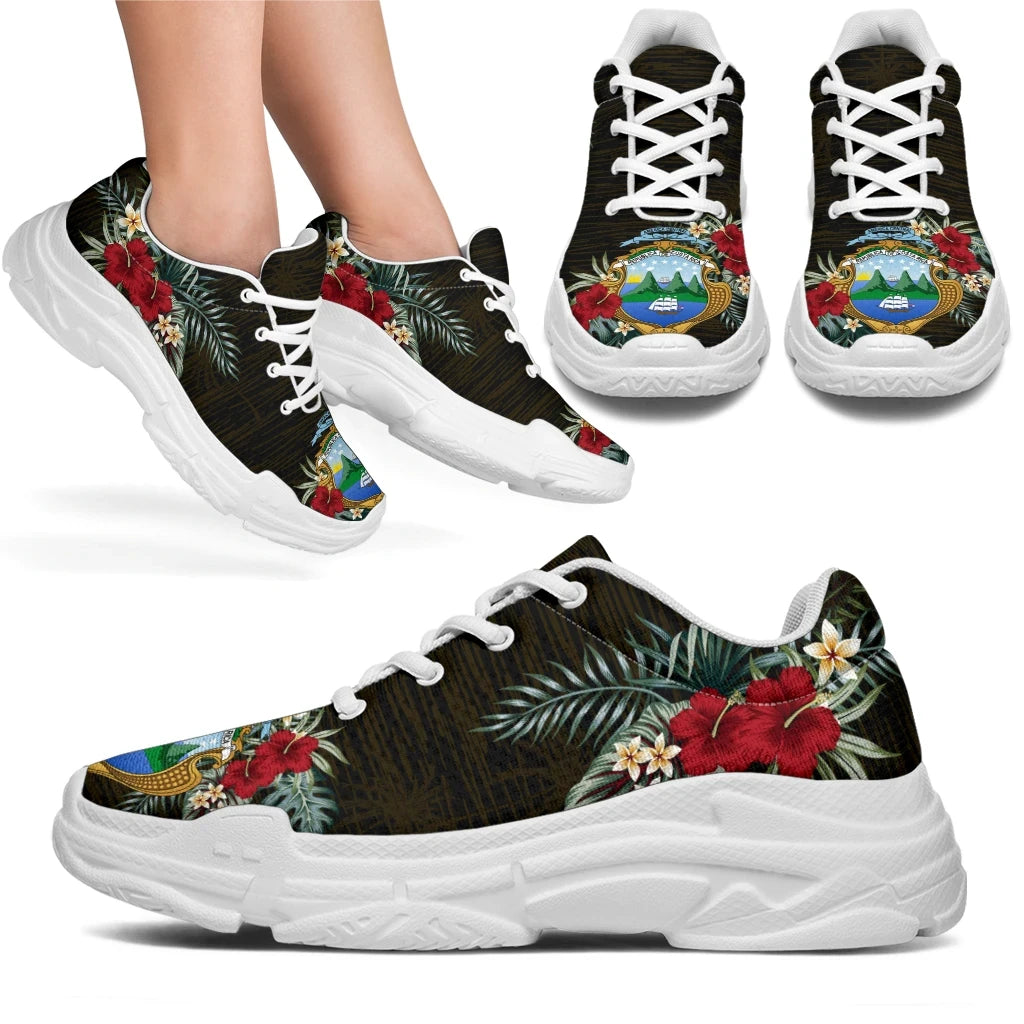 Costa Rica Hibiscus (Men/Women) Chunky Sneakers RLT13