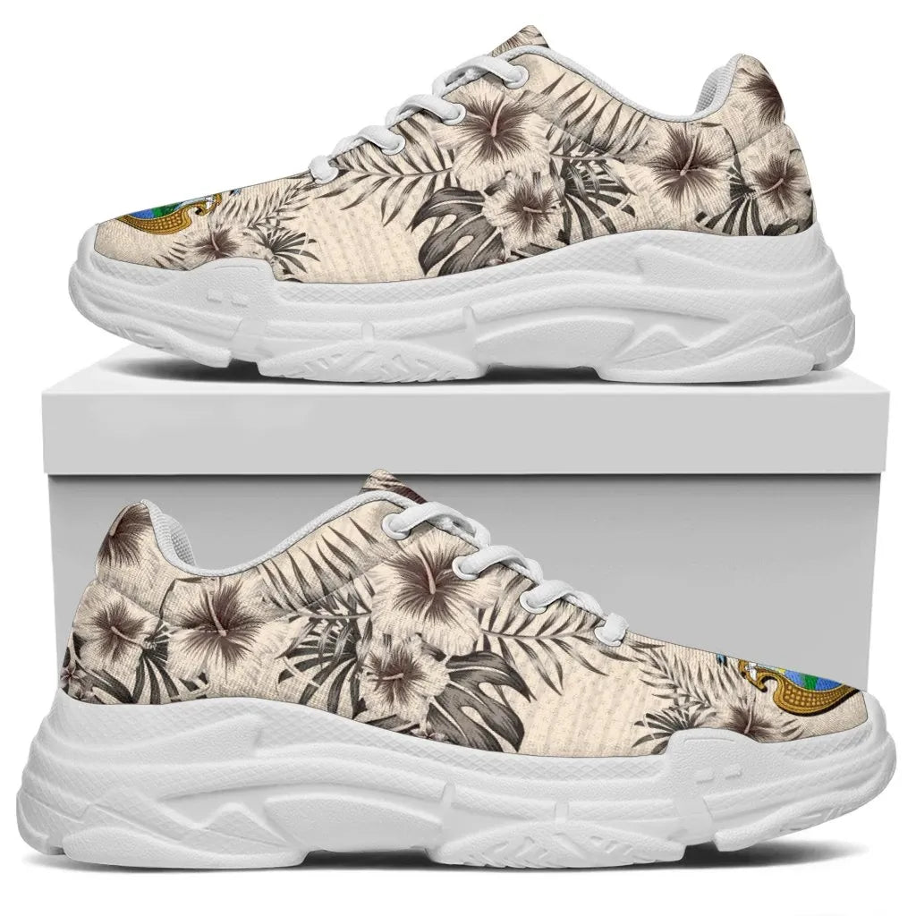 Costa Rica Chunky Sneakers The Beige Hibiscus RLT13