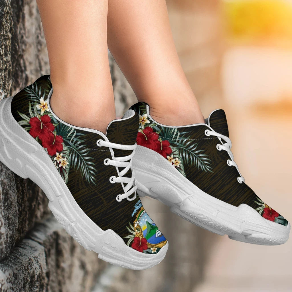 Costa Rica Hibiscus (Men/Women) Chunky Sneakers RLT13