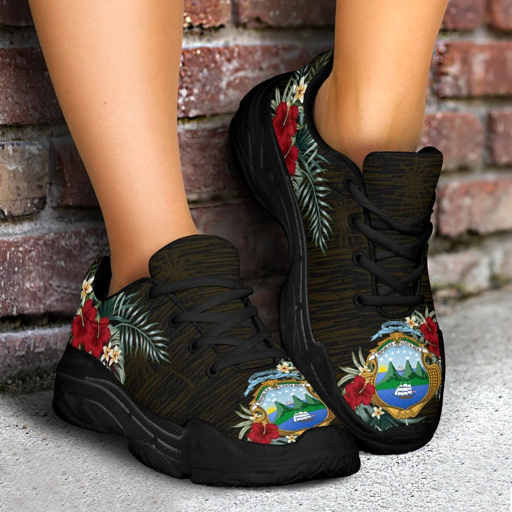Costa Rica Hibiscus (Men/Women) Chunky Sneakers RLT13