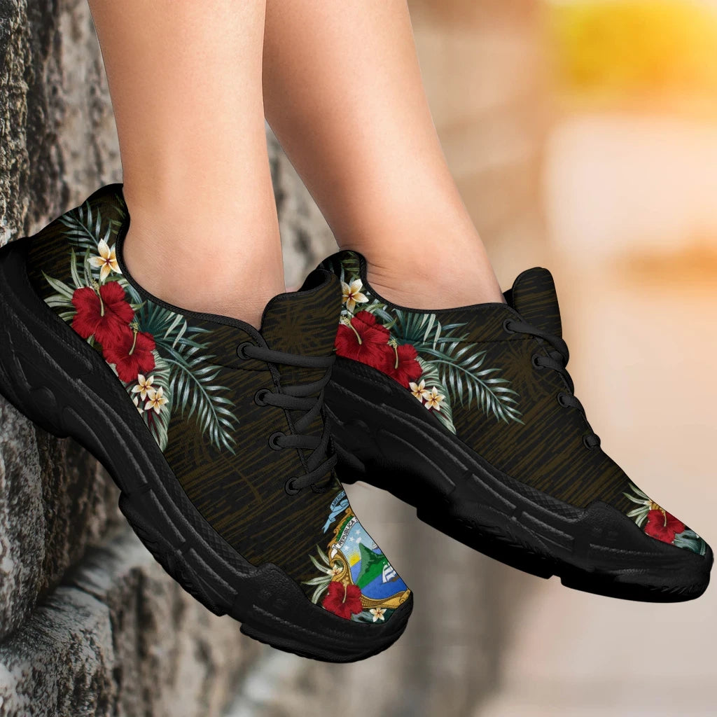 Costa Rica Hibiscus (Men/Women) Chunky Sneakers RLT13