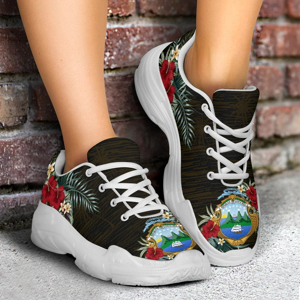 Costa Rica Hibiscus (Men/Women) Chunky Sneakers RLT13