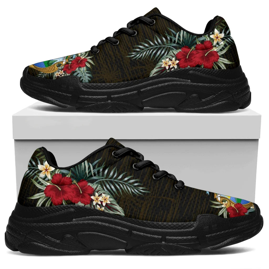 Costa Rica Hibiscus (Men/Women) Chunky Sneakers RLT13