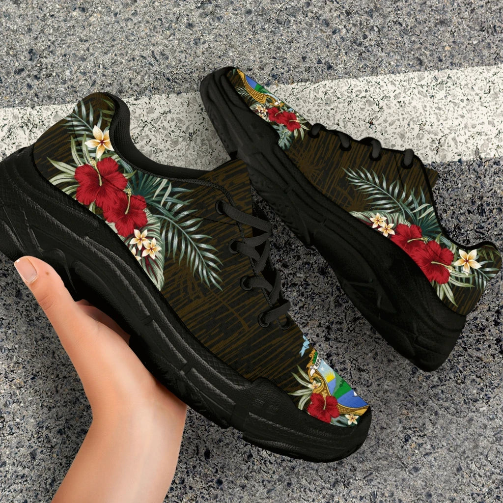 Costa Rica Hibiscus (Men/Women) Chunky Sneakers RLT13