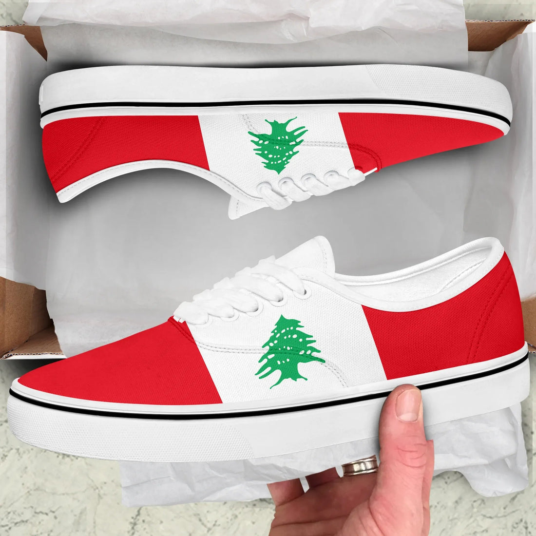 Lebanon Like Vans Lace Shoes Women's/Men's RLT6