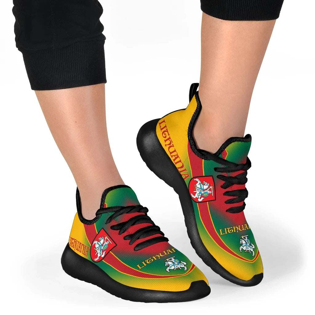 Lithuania Flag mesh_knit_Sneakers01 RLT6