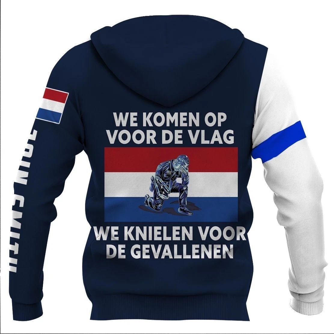 Custom Name Netherland Police 3D Full Printing RLT7