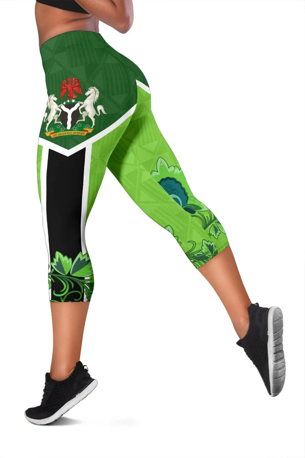 Nigeria Is My Homeland Capris Leggings RLT8