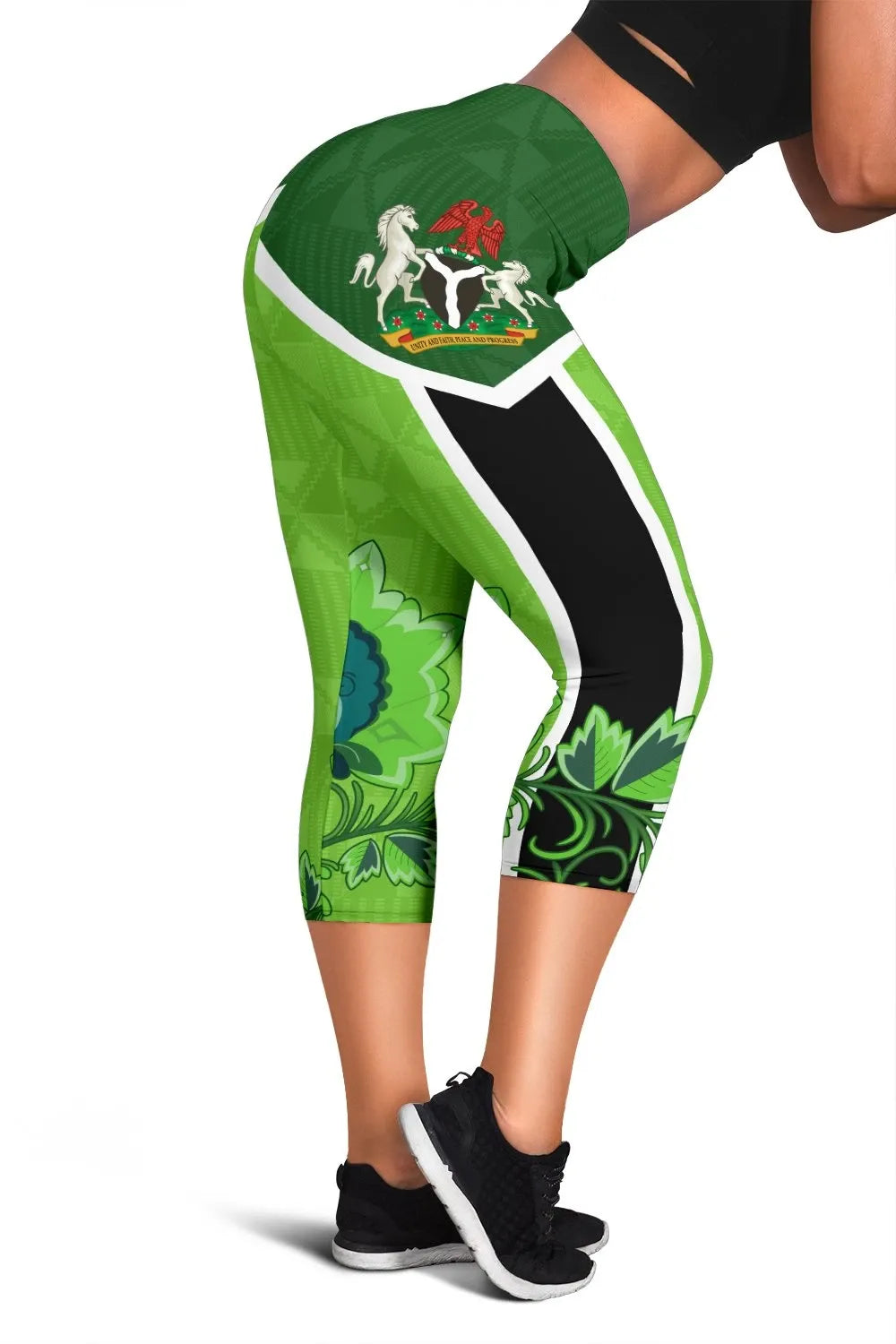 Nigeria Is My Homeland Capris Leggings RLT8