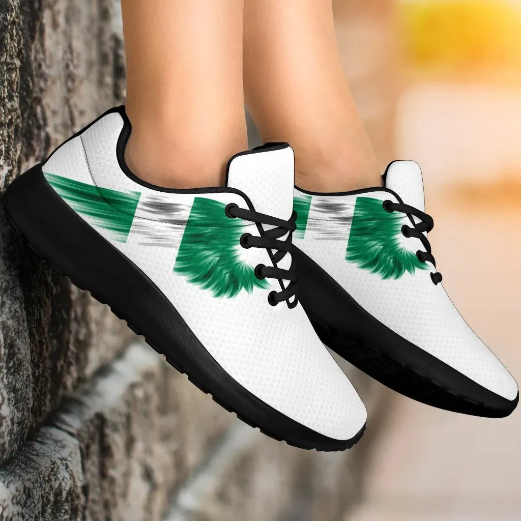 Nigeria Sneakers Wings Flag Womens/Mens RLT8