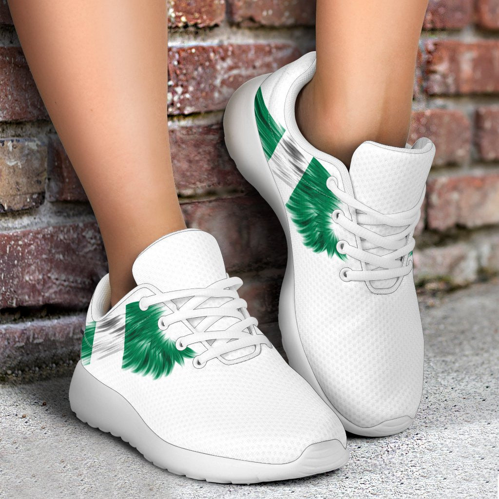 Nigeria Sneakers Wings Flag Womens/Mens RLT8