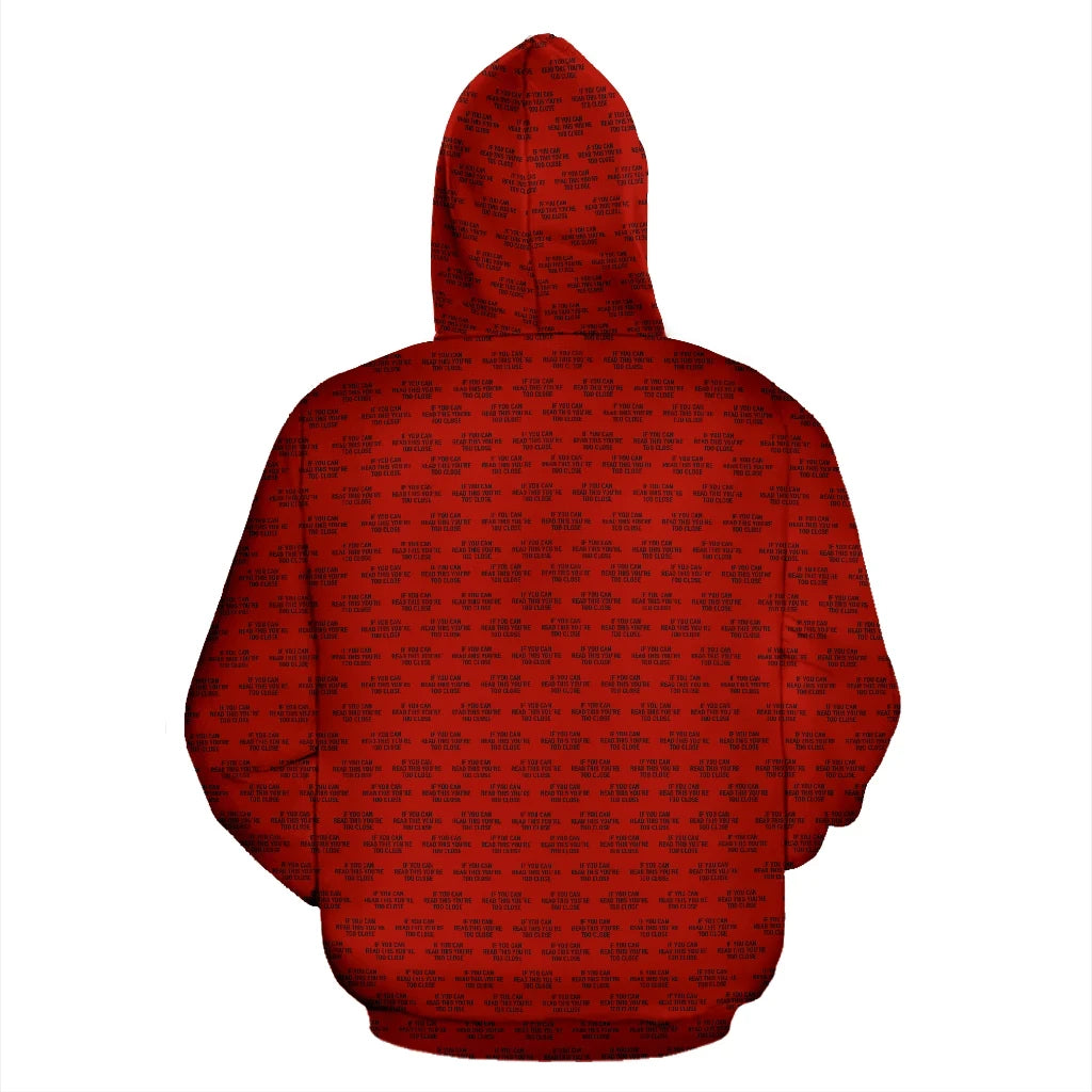 Switzerland Hoodie If You Can Read This Youre Too Close A24 RLT13