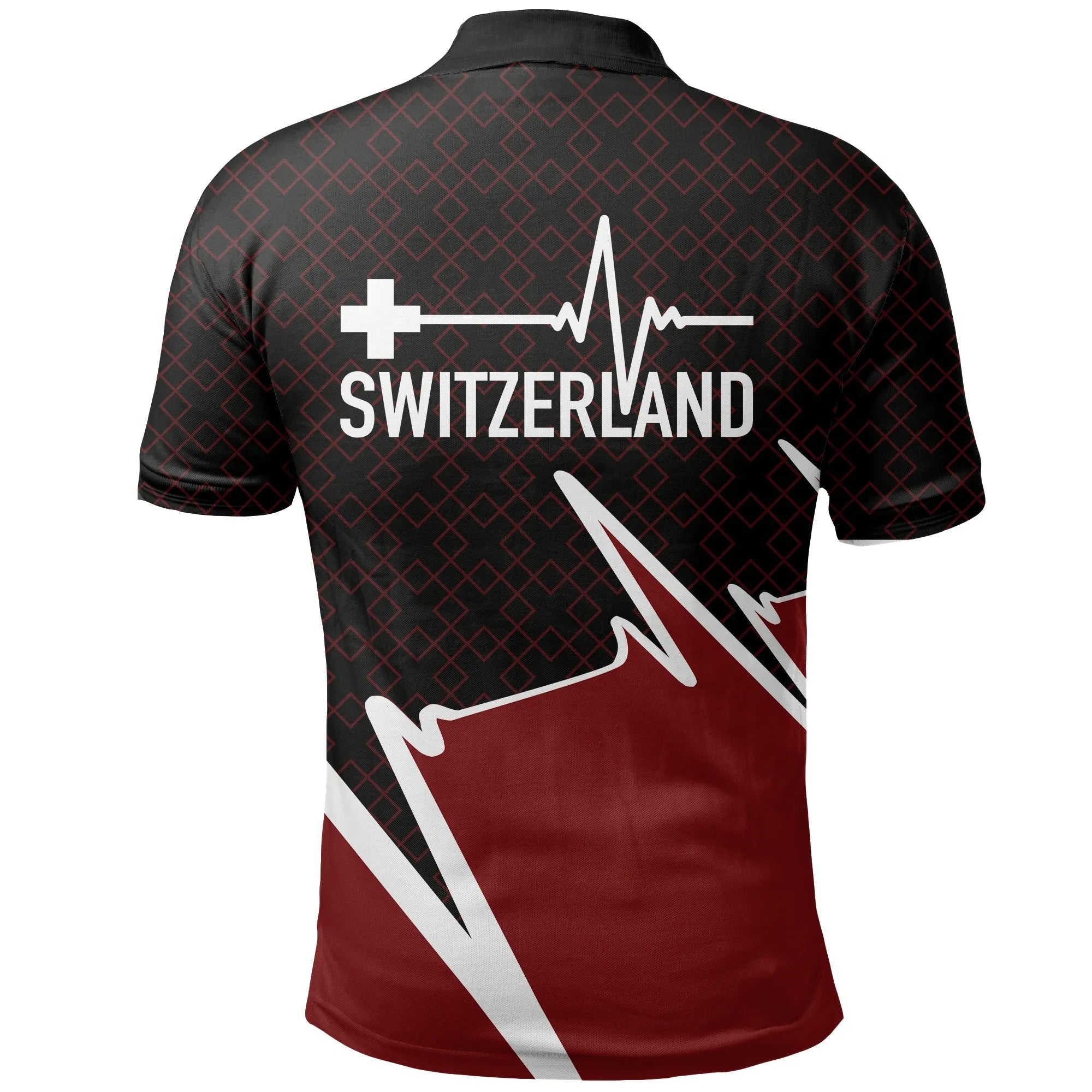 Switzerland Polo Shirt Switzerland In My Heartbeat RLT13