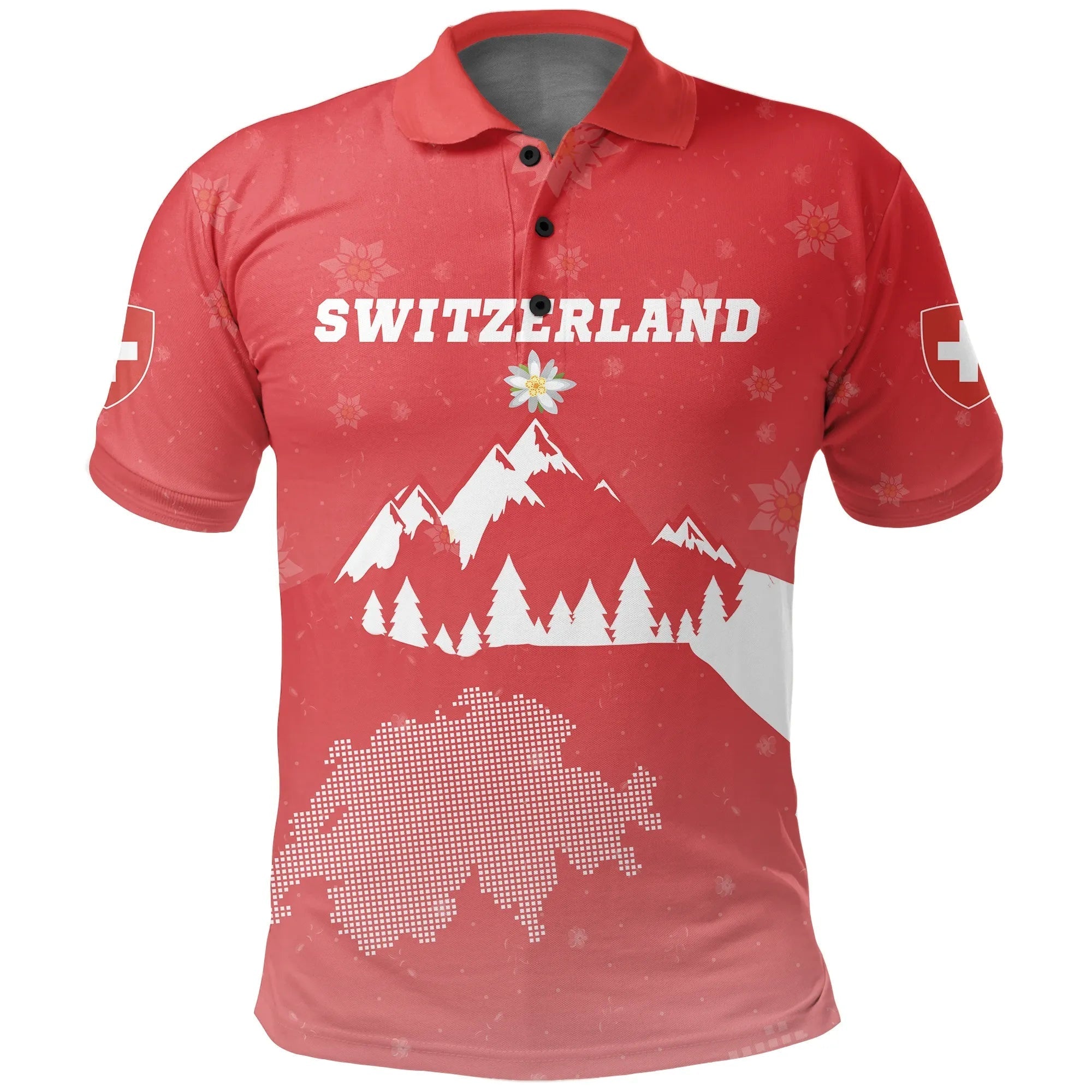 Switzerland Travel Polo Shirt RLT13