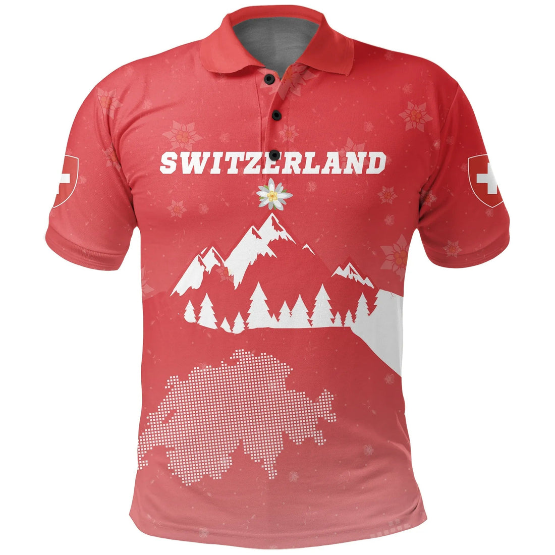 Switzerland Travel Polo Shirt RLT13