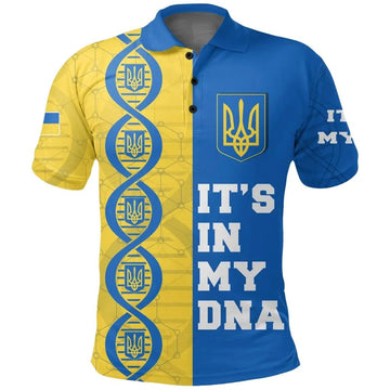 Ukraine DNA Polo Shirt RLT7