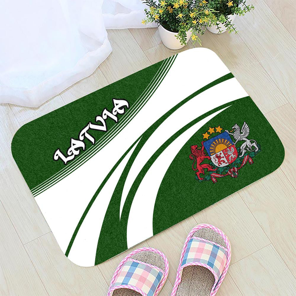 Latvia Coat Of Arms Door Mat Cricket RLT6